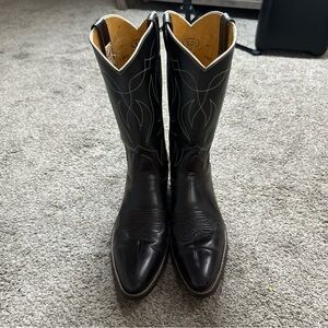 Nocona Western Cowboy Boots women’s Size 12.5 AA Dark brown